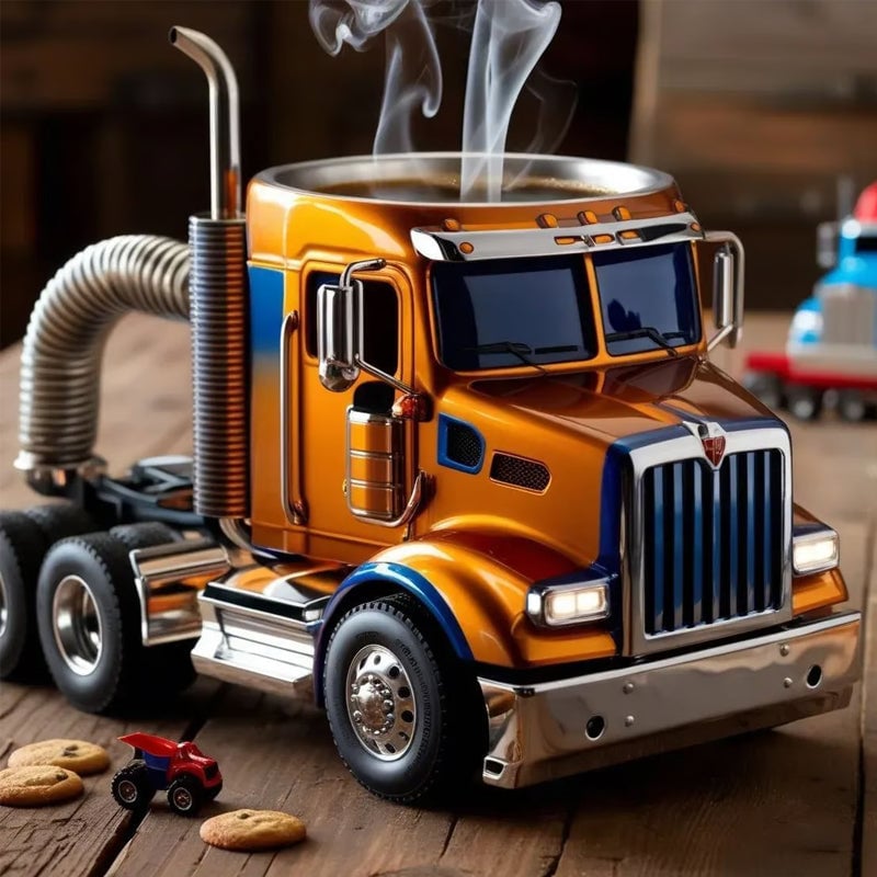 Handgefertigte Truck Kaffeetasse