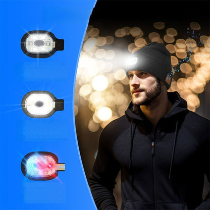 Bluetooth-Beanie mit LED-Licht & abnehmbaren Lautsprechern