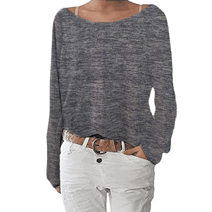 Einfarbiges gestricktes T-Shirt