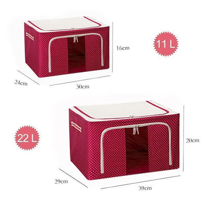 Hirundo® Faltbare Aufbewahrungstasche für Steppdecke und Kleidung