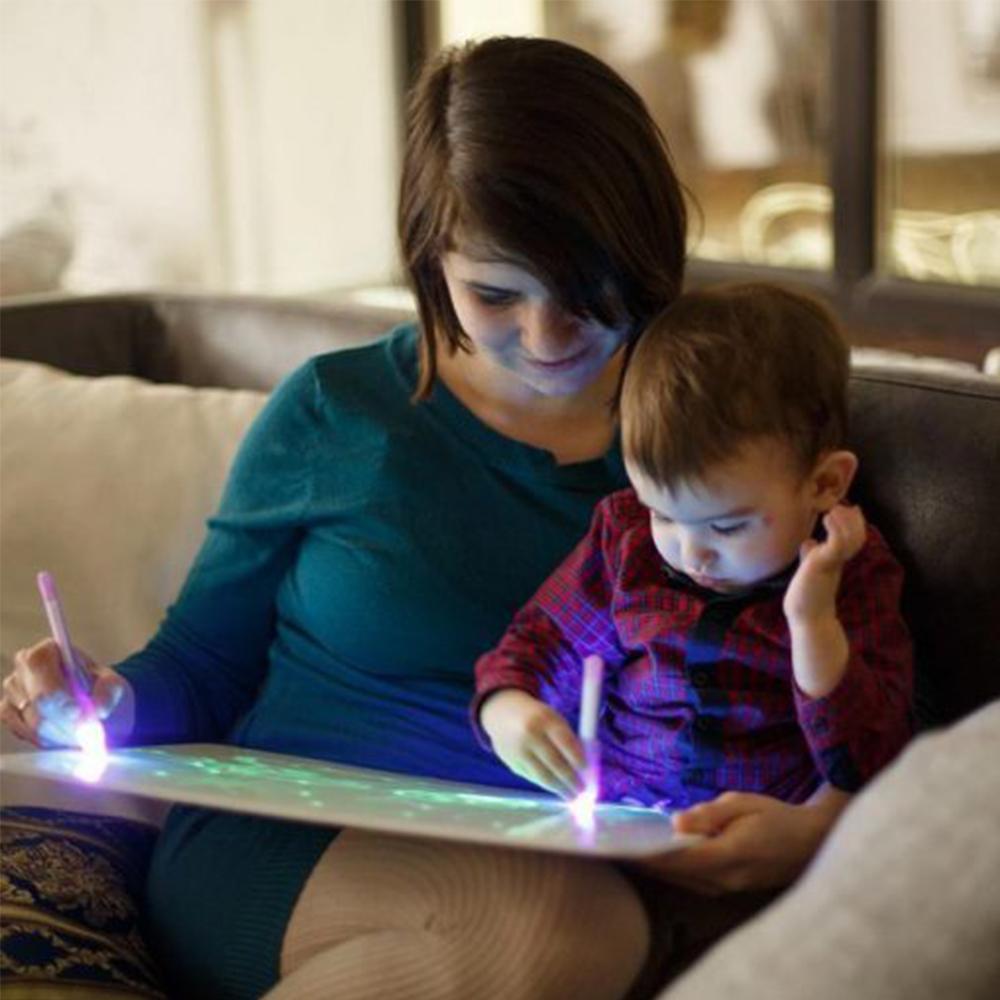 🌟 Magisches LED-Licht-Zeichenbrett - Entfesseln Sie die Kreativität der Kinder! ☀