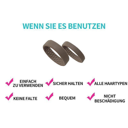 Faltbarer Silikonhaarring