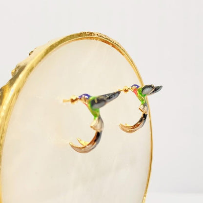 Niedliche Fliegende Kolibri Ohrringe