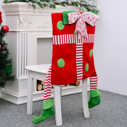 Weihnachtselfen Stuhlrückendekorationen