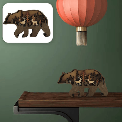 Kreative Wald Tier Dekoration