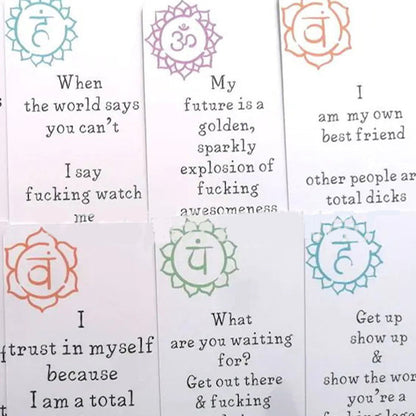 🎁Lustiges Affirmationskarten-Geschenk aus beschichtetem Papier (Set mit 16 Stück)