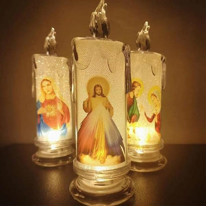 🔥heißer Verkauf 49% Rabatt🙏Flammenlose LED-Gebetskerzen