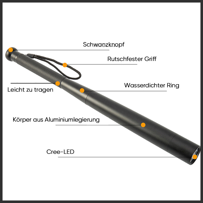 Baseballschläger LED Taschenlampe