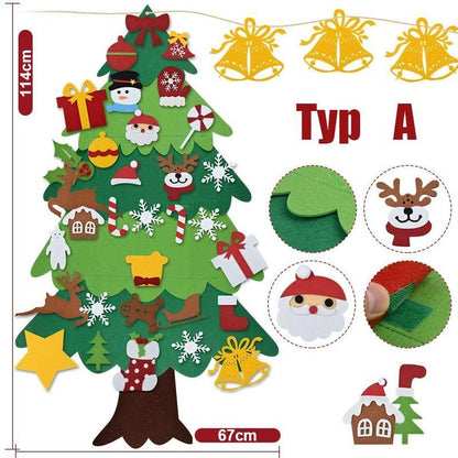 🎄Weihnachtsausverkauf 49% Rabatt🔥DIY Filz Weihnachtsbaum (2024 NEU AKTUALISIERT)
