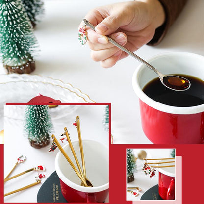 Weihnachtsgeschenk Metalllöffel Set