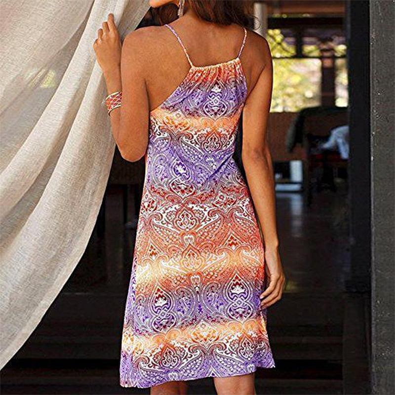 Damen Ärmelloses Sommerkleid