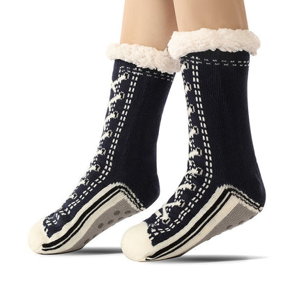 Ultra-dicke Kaschmir-Hausschuhsocken