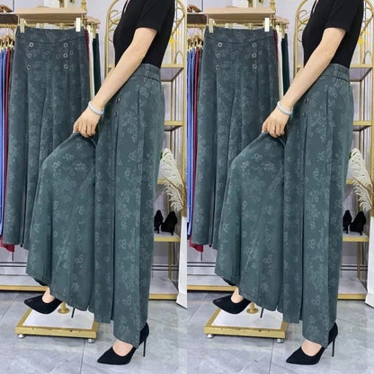 Damen Freizeithose Mit Vintage-Print