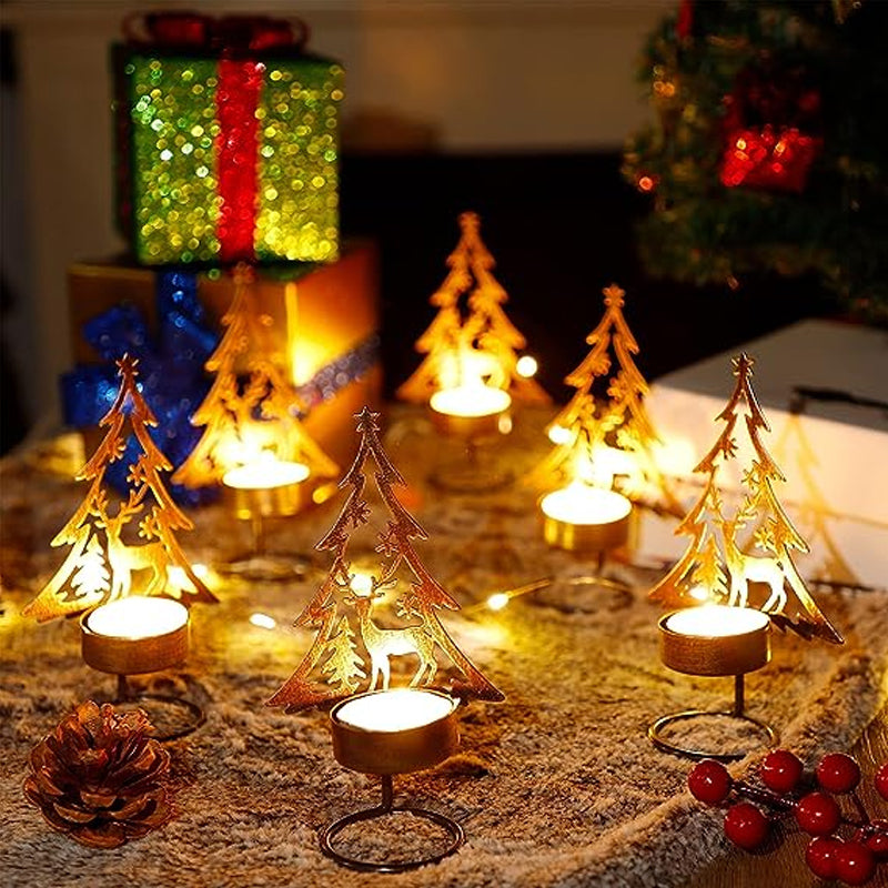Metall Weihnachtsbaum Kerzenhalter