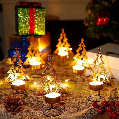 Metall Weihnachtsbaum Kerzenhalter