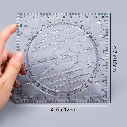 Multifunktionales Zeichenlineal