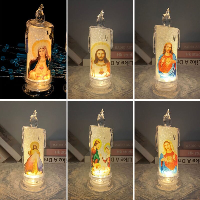 🔥heißer Verkauf 49% Rabatt🙏Flammenlose LED-Gebetskerzen