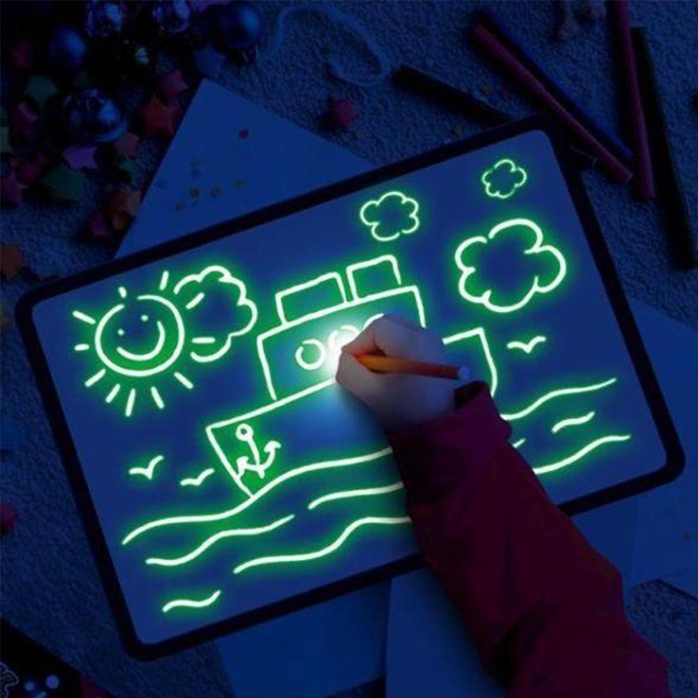 🌟 Magisches LED-Licht-Zeichenbrett - Entfesseln Sie die Kreativität der Kinder! ☀