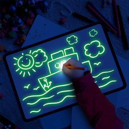 🌟 Magisches LED-Licht-Zeichenbrett - Entfesseln Sie die Kreativität der Kinder! ☀