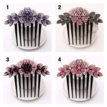 Kristalldekoration Haarseitenkamm