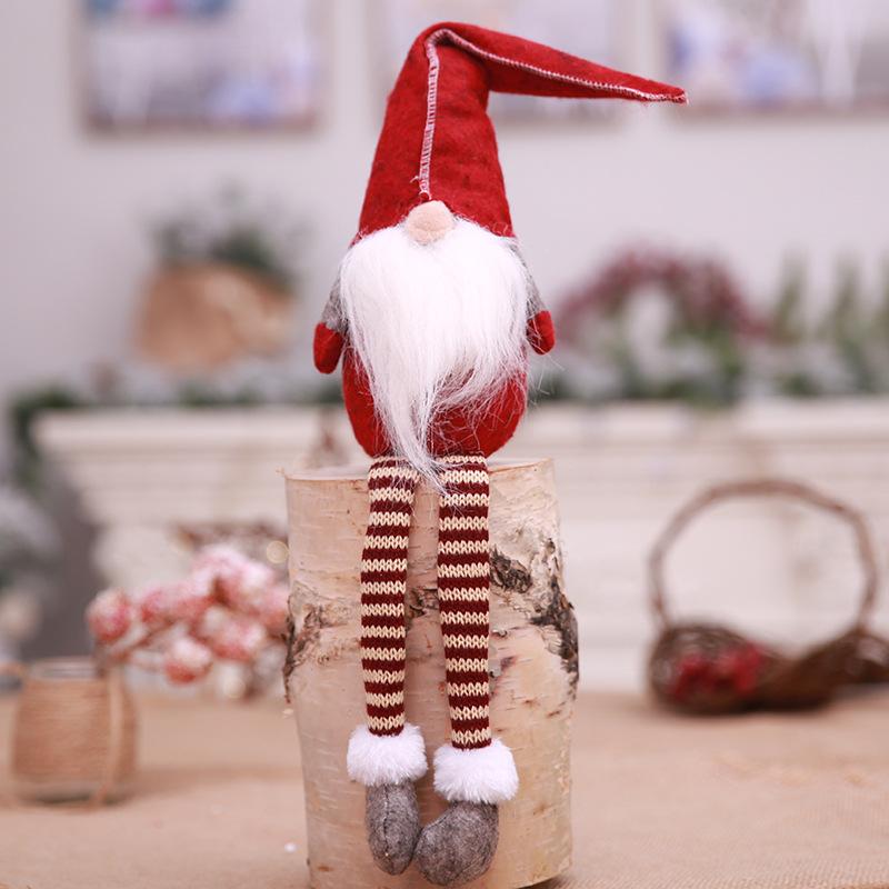 Weihnachten Gesichtslosen Puppe Ornament