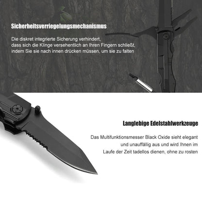 Praktischer multifunktionaler Klappmesser-Schraubendreher