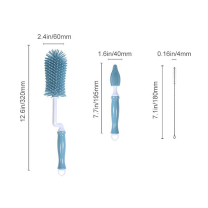 Reinigungsbürstenset aus 360-Grad-Schnuller aus Silikon