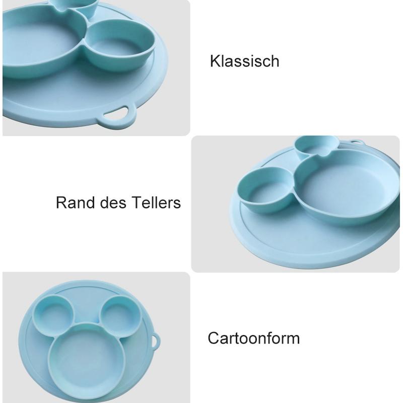 Silikon-Teller für Kinder