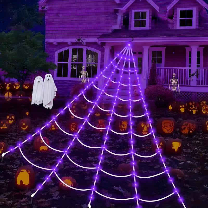 🎃Hängelampe mit Spinnennetz-Design für Raumdekoration