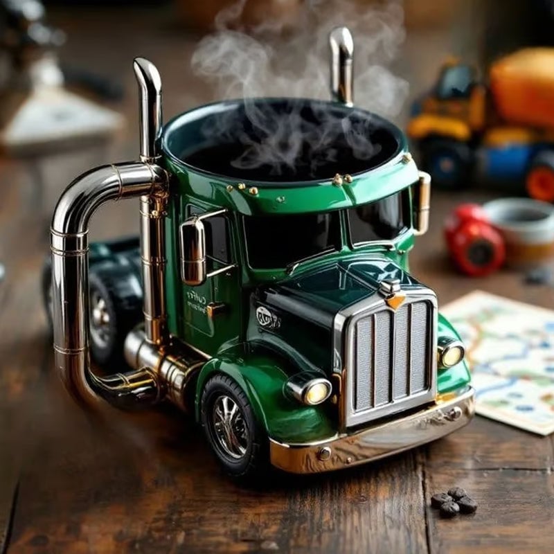 Handgefertigte Truck Kaffeetasse