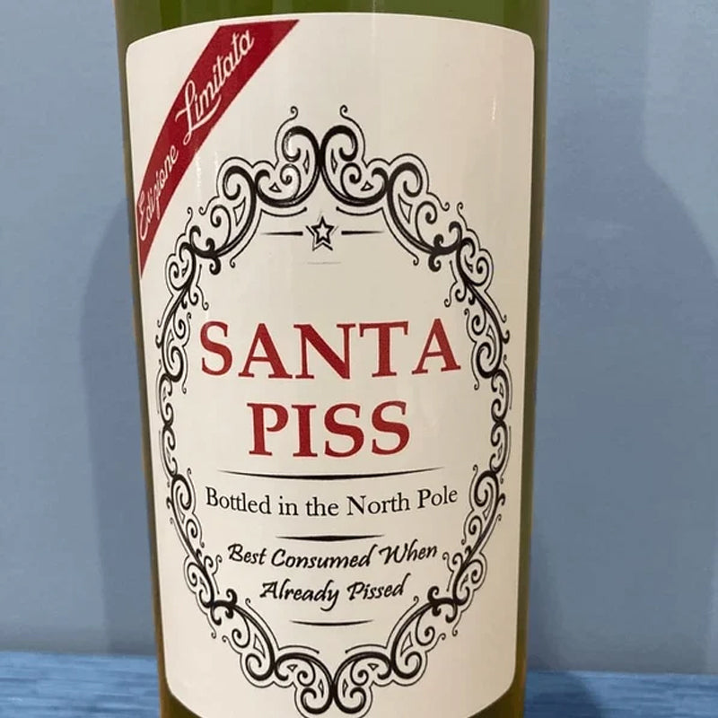 Weihnachten lustige Flaschenetiketten(5 Stück)