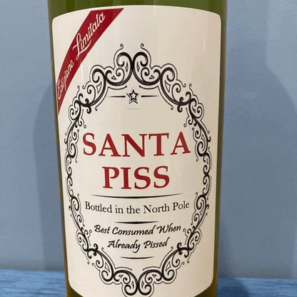 Weihnachten lustige Flaschenetiketten(5 Stück)