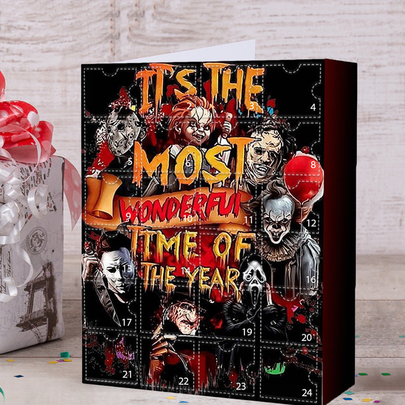 Halloween-Horrorfilm-Charaktere-Adventskalender
