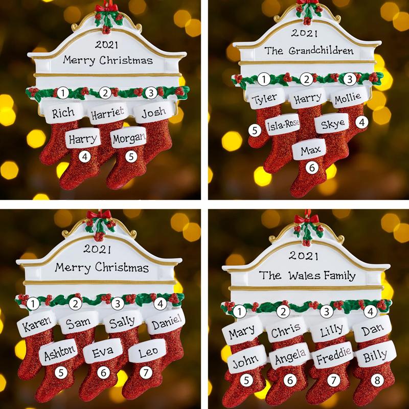 Christbaumschmuck Weihnachtssockenanhänger