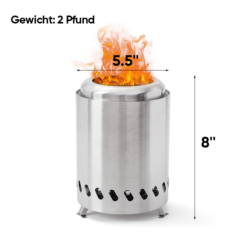 Tragbare rauchfreie Tischfeuerstelle