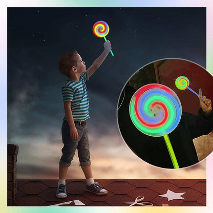 Lutscher Fluoreszierende Windmühle