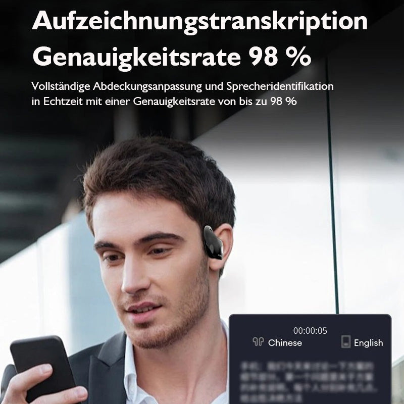 Kabellose Bluetooth-Übersetzungs-Ohrhörer