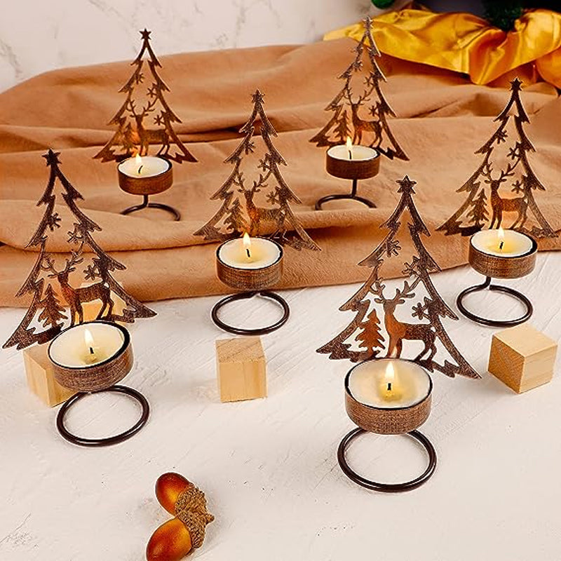 Metall Weihnachtsbaum Kerzenhalter