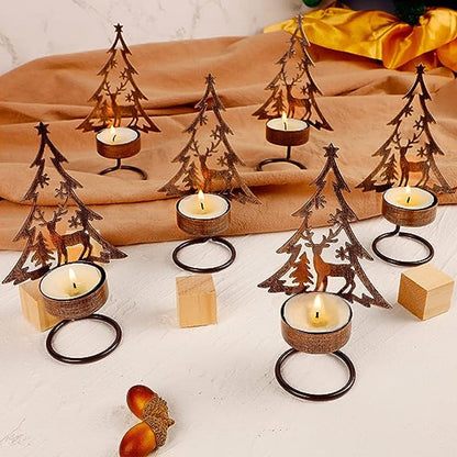 Metall Weihnachtsbaum Kerzenhalter