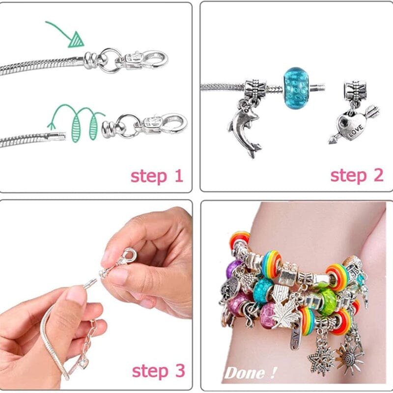 🎁2024-Weihnachtsverkauf mit 49% Rabatt🎉Das beste Geschenk für Kinder - 🎀DIY Wunderschönes Armband-Set