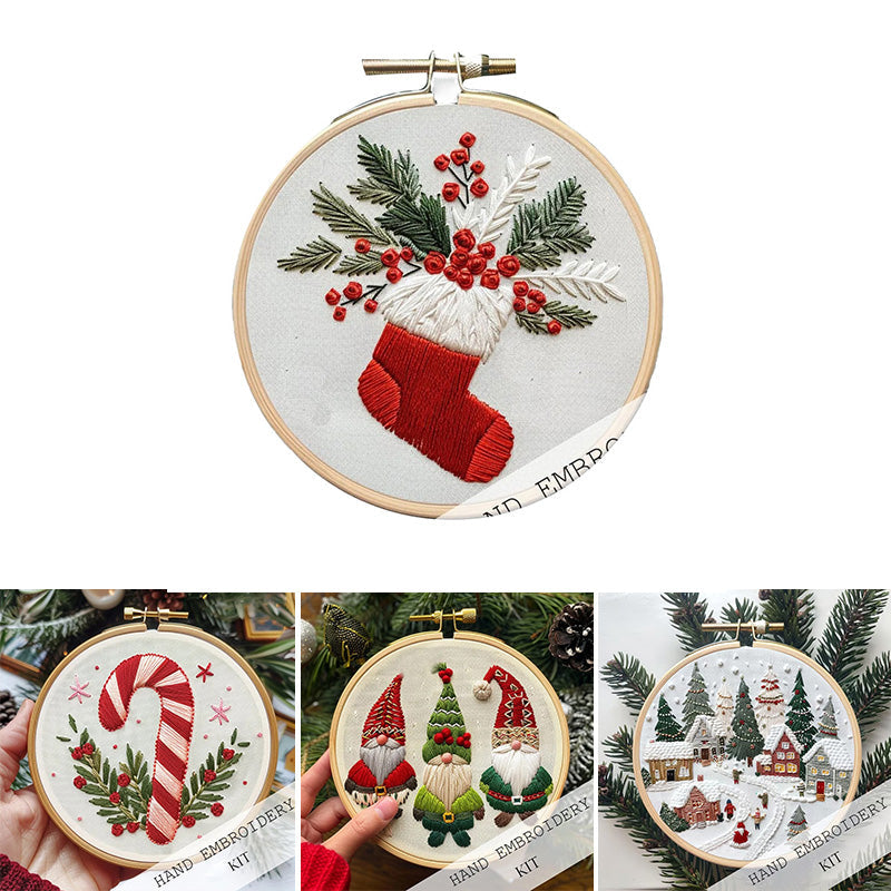 🎁Neuankömmling zu Weihnachten🎄Weihnachts Stickerei Set