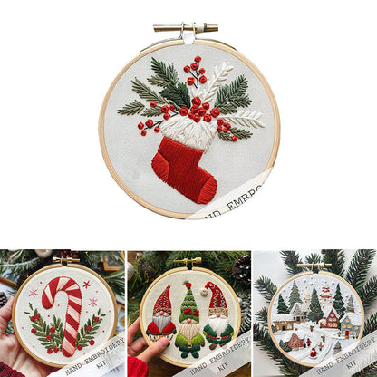 🎁Neuankömmling zu Weihnachten🎄Weihnachts Stickerei Set