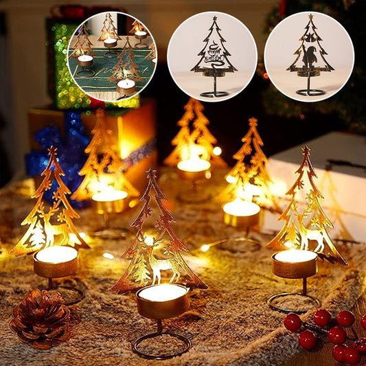 Metall Weihnachtsbaum Kerzenhalter