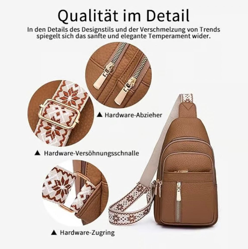 🔥Letzter Tag 49% Rabatt🏆️Anti-Diebstahl Solid Farbe Crossbody Tasche für die tägliche Reise