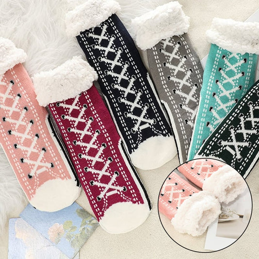 Ultra-dicke Kaschmir-Hausschuhsocken