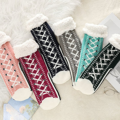 Ultra-dicke Kaschmir-Hausschuhsocken
