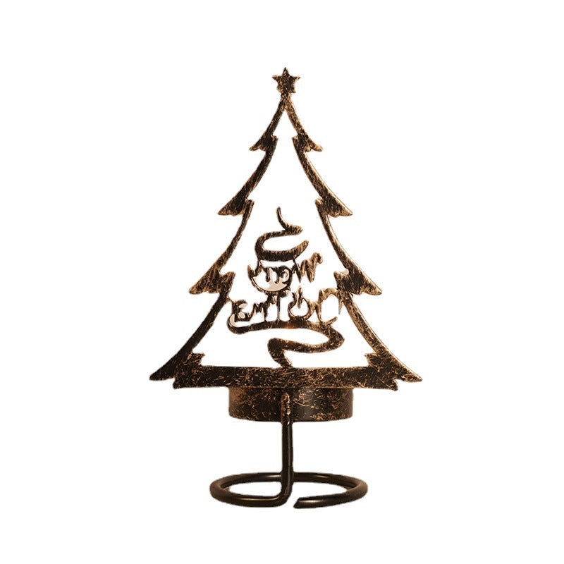 Metall Weihnachtsbaum Kerzenhalter