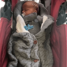 Baby-Schlafsack mit Knöpfen