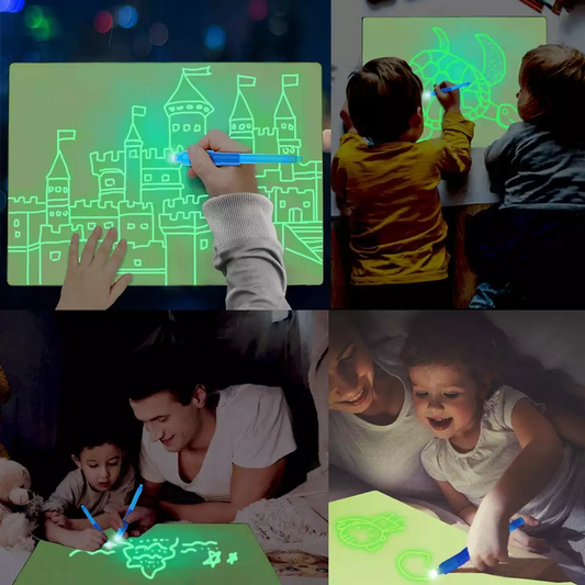🌟 Magisches LED-Licht-Zeichenbrett - Entfesseln Sie die Kreativität der Kinder! ☀