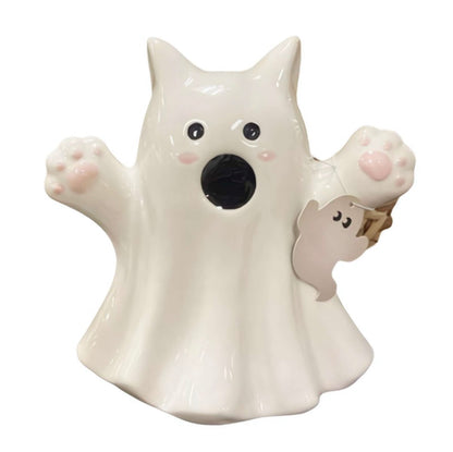 Niedliches Geist-Ornament mit Mittelfinger